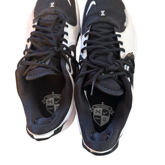 LIMITED! Nike Men\'s Black and White Sneakers PG 5 TB main image 5